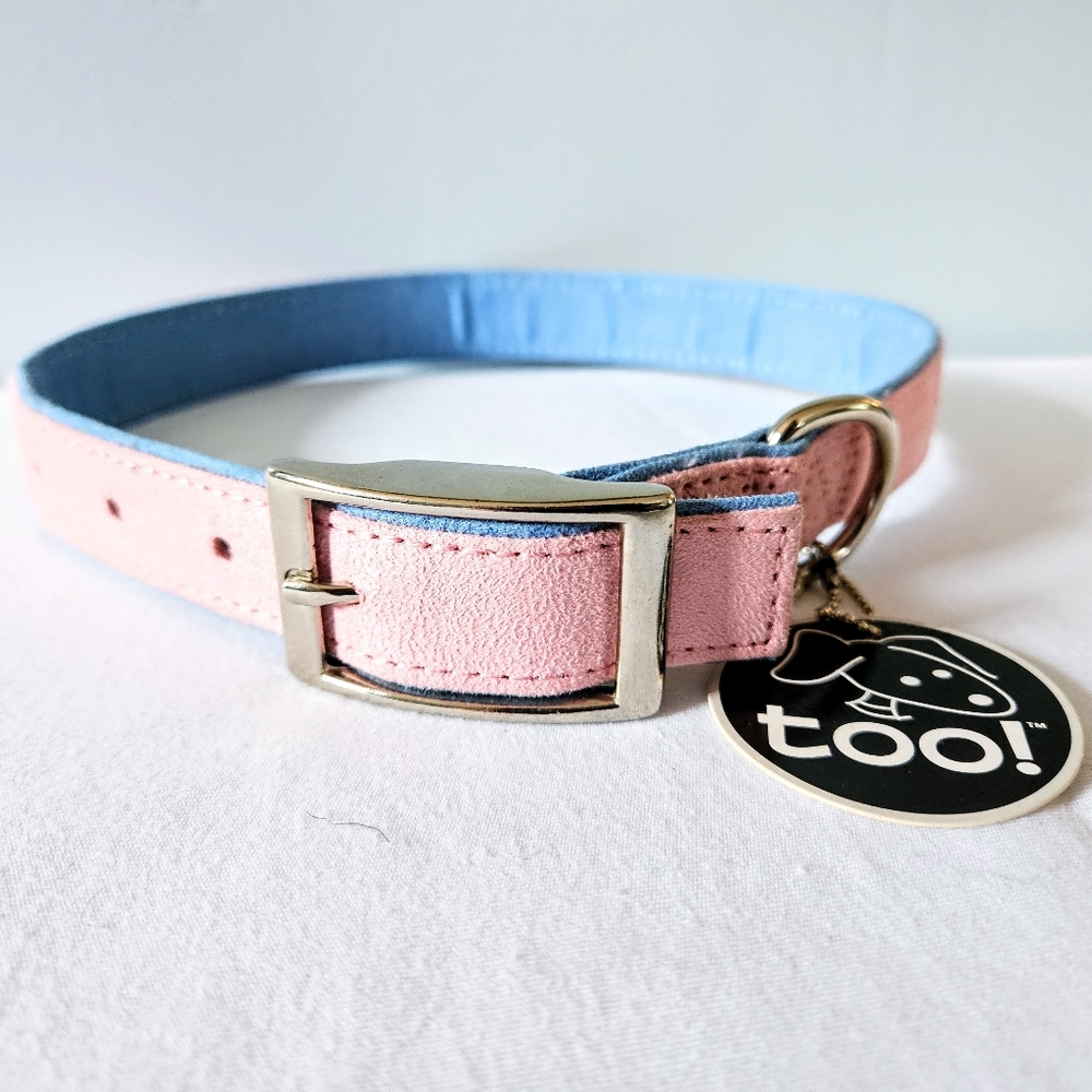 NWT too! Fashionable Large Pink & Baby Blue 22 Inch Dog Canine Neck Collar